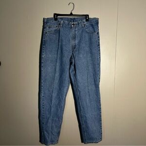 Carhartt Men’s Relaxed Fit Jeans B17-STW Blue Denim 38x34 Workwear USA Brand